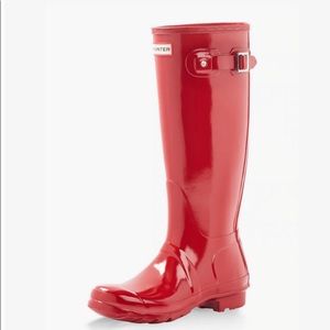 HUNTER original tall gloss rain boots
